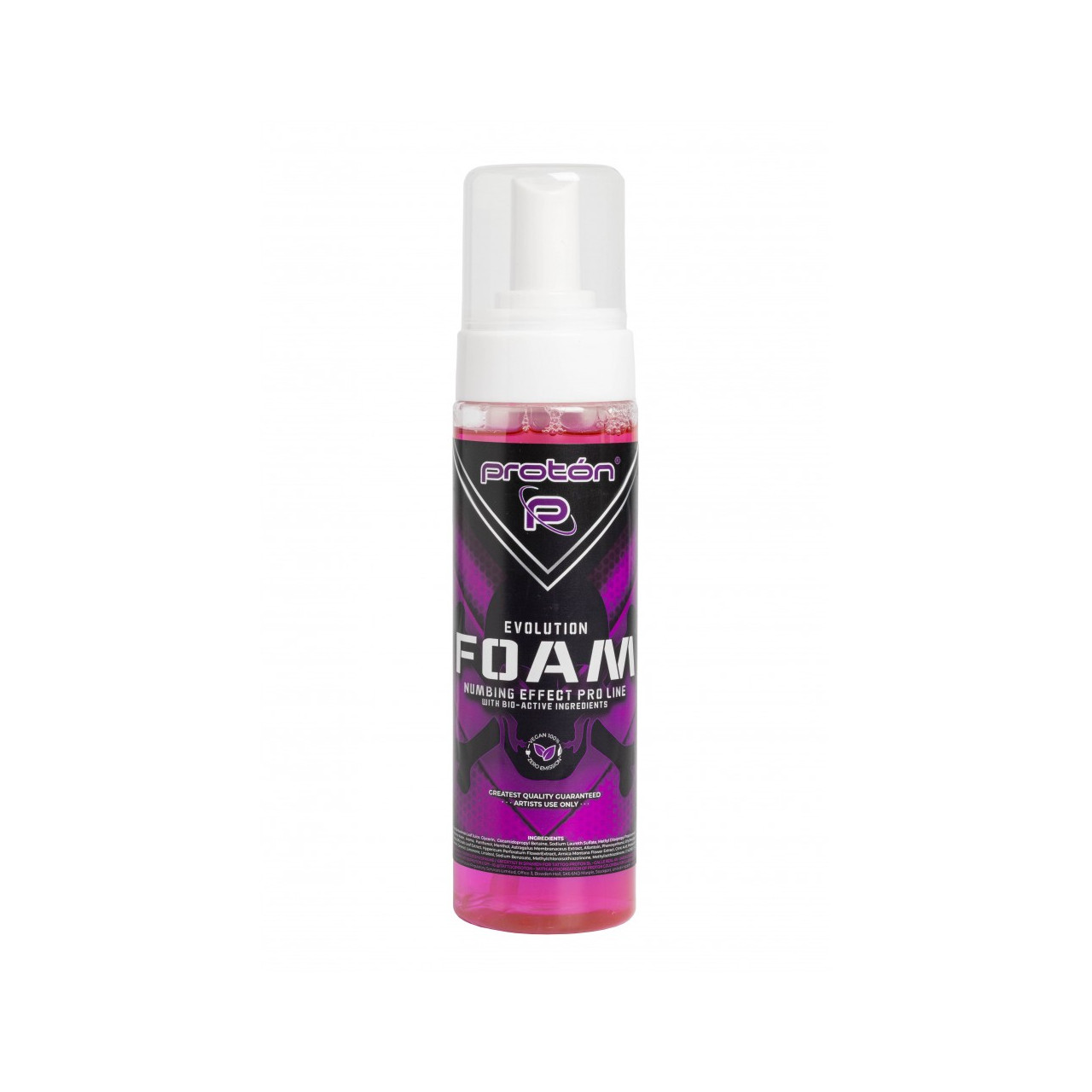 Proton Evolution Foam Numbing Effect Pro Line - łagodzące mydło w piance do tatuażu