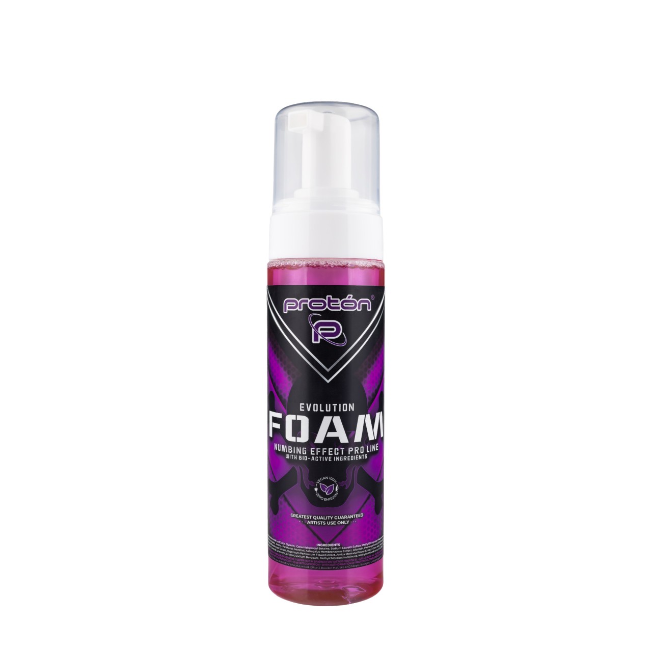 Proton Evolution Foam Numbing Effect Pro Line - łagodzące mydło w piance do tatuażu
