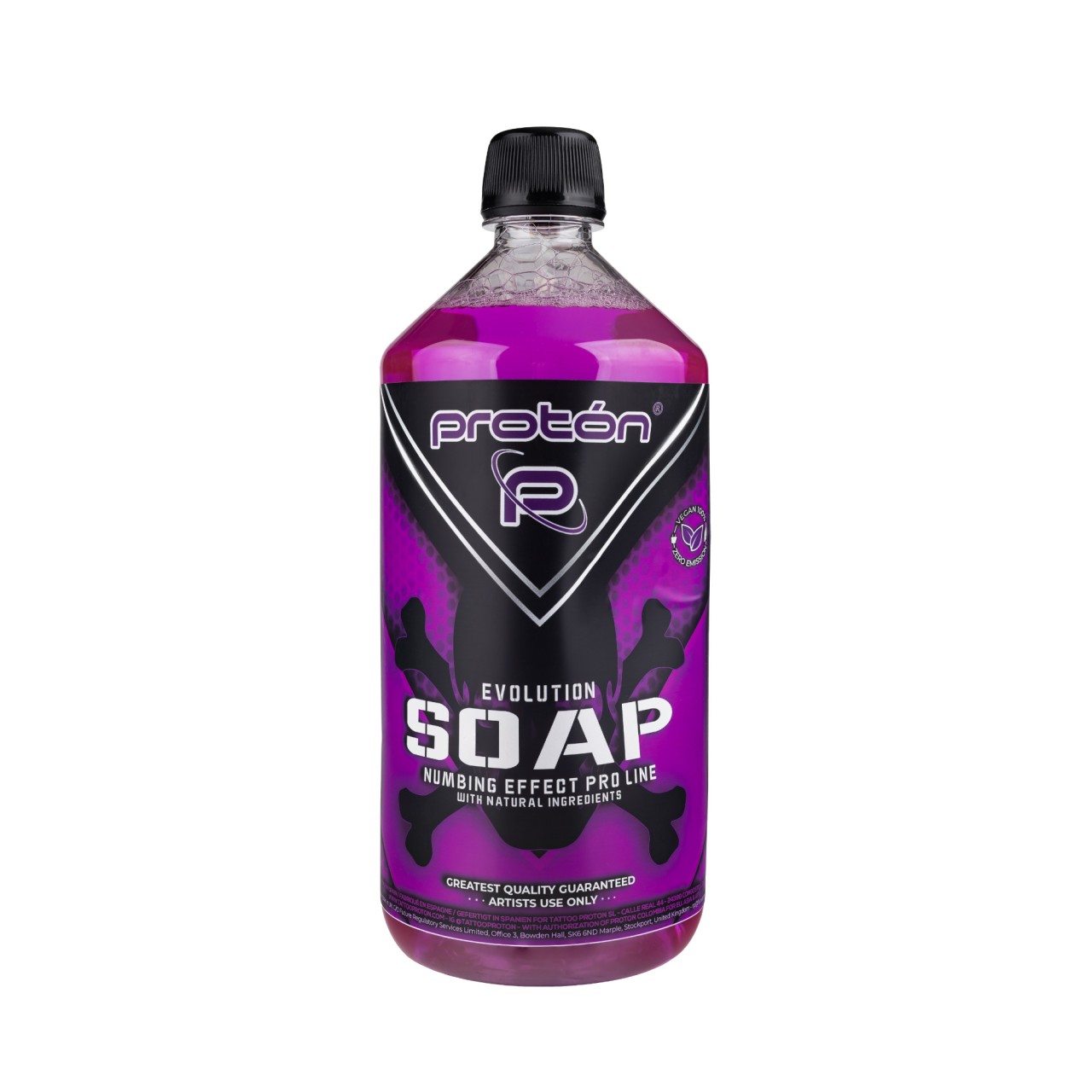 Proton Evolution Soap Numbing Effect Pro Line [1 litr] - łagodzące mydło do tatuażu