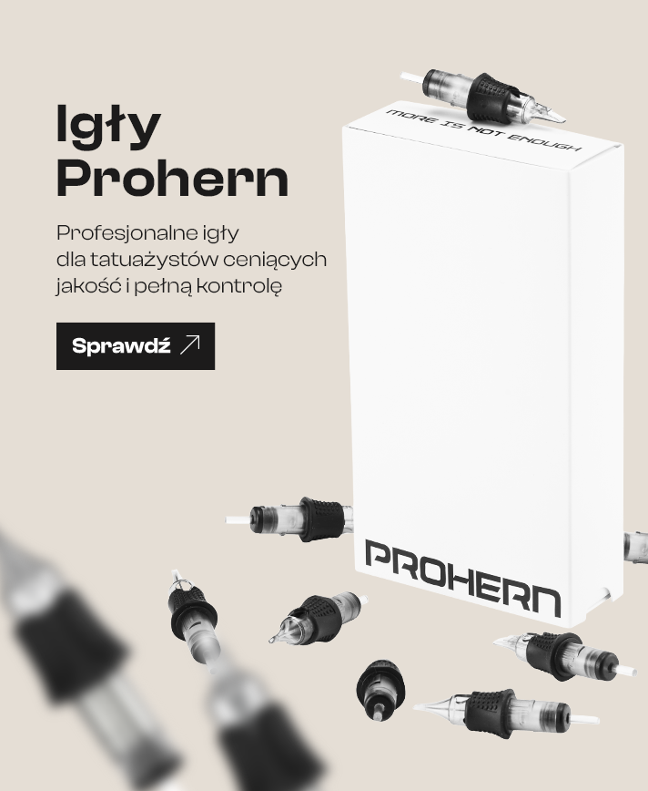 Kartridże Prohern - modułowe igły do tatuowania