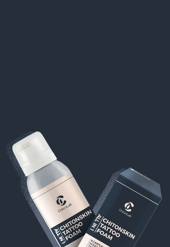 Polska marka Chitonskin to świetne pianki do mycia i pielęgnacji tatuażu