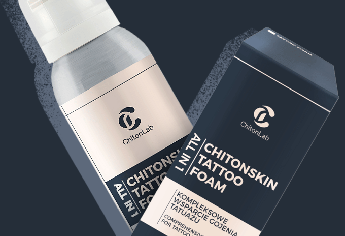 Polska marka Chitonskin to świetne pianki do mycia i pielęgnacji tatuażu
